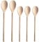 Wooden Spoon & Spatula Set (5 PCS) Premium Wooden Utensils for Cooking Non-Stick Soft Comfortable Grip kitchenware Heat Resistant Gadget eco-Friendly Natural Wooden Made Assorted Size