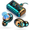 Bluetooth In Ear Kopfhörer In-Ear Kabellos kompatibel mit Huawei Smartphone Sport Ohrhörer In-Ear Kopfhörer mit Mikrofon Bluetooth ideal für Sport und Alltag, Smartphone:Huawei P50 Pro Plus