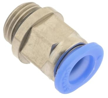IQS Mini gerade Steckverschraubung M 5-6mm, IQS - Mini Pneumatikverschraubung