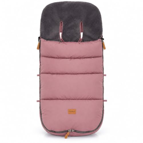 Fillikid Winterfußsack Kinley Exklusiv/Babyfußsack Winter waschbar/Warmer Fußsack für Buggy Kinderwagen Sportwagen/Kuscheliger Universal Kinderfußsack Winter/Kuschelsack Einschlagdecke