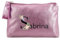 Trousse Rose Maquillage Stylo Pochette prenom Fleur Pastel