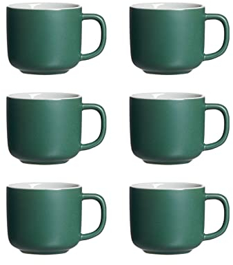 Ritzenhoff & Breker Lot de 6 tasses à café Jasper Vert 240 ml