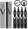 VOID Homme Beard Pen Filler para hombres (paquete de 4) Delineador para barba fácil, Pluma de relleno de barba para barba Kit de pluma de relleno y marcador de barba (Marron oscuro)