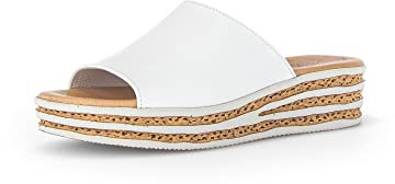 Gabor Damen Pantoletten, Frauen Slipper,Schlupfschuhe,schluepfschuhe,Slip-ons,Backless Slipper,Mules,Gartenschuhe,Weiss (So.Kalk),37.5 EU / 4.5 UK