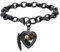 Supcare Schwarz Herz Anhänger mit Foto Medaillon Armband für Frauen Damenarmband mit Bilder Fotoarmbänder Gravur Edelstahl Armreifen Locket Bracelet Womens Memorial Armband Modeschmuck für Jahrestag