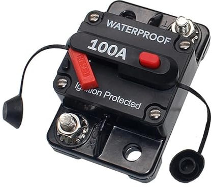 Boîtier moulé général Hi-amp, interrupteur thermique réarmable, disjoncteur à courant résiduel 30A 50A 60A 80A 100A 120A 150A 200A48V DC (Size : 200A)