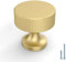 Amerdeco 10 Pack Gold Knurled Cabinet Knobs Kitchen Cabinet Handles for Drawer Dresser, Cupboard and Wardrobe AM012