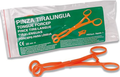 Pinza tiralingua Pronto Soccorso in policarbonato 160 mm --