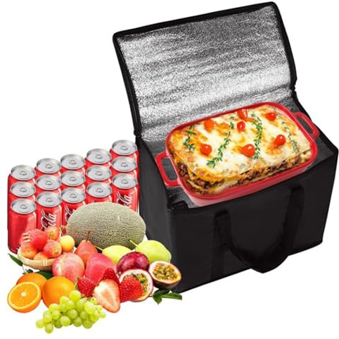KBCYRT Cool Bag, 35L Cooler Bag, Cooler Bags, Coolbag, Cool Bags Large, Insulated Picnic Lunch Bag Foldable Cool Box for Camping BBQ Shopping, Beach Days