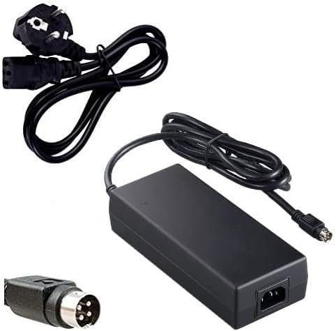 Cargador superior * Adaptador de corriente cargador salida DC 24 V 5 A 5000 mA 120 W Certificación CE Conector: 4 pines 1,4 + 2,3 - Sustituye a alimentación 24 V 1 A, 1,5 A, 2,5 A, 3 A, 4 A, 5 A
