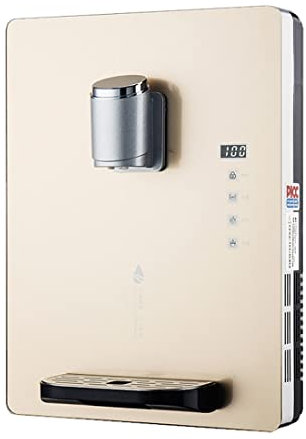 Hot and Cold Water Dispenser with Ice Maker and Child Lock - Wall Mounted Office Water Cooler with Touch Screen for Commercial Use