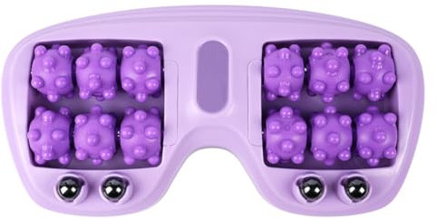 VOANZO Masseur de Pieds, Rouleau de Pression de réflexologie des Pieds en Bois, Masseur de Pieds Shiatsu pour Le soulagement de la Douleur de la voûte Plantaire du Talon, récupération Musculaire