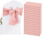YMHPRIDE 50 Pièces Rubans pour Chaises en Satin Or Rose Rubans Décoratifs pour Chaises pour Réception de Mariage, Fête, Hôtel, Maison, Décoration de Cuisine (Or Rose)