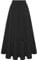 Damen Viktorische Rock Retro Elegant Elastische Taille Spitzerock Schwarz XL