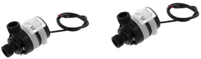 Kisangel 2st Mikro-wasserpumpe Zentrifugalwasserpumpe Wasser Booster Pumpe Pool Wasserpumpe Bürstenlose Pumpe Zentrifugalpumpe Kleine Wasserpumpe Solarwasserpumpe Mikropumpe Plastik Black