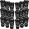 MSYU 20 Pcs Reusable Christian Coffee Cups 470 ml Travel Coffee Mug Religious Bible Verse Plastic Tumblers with Lids for Cold Drinks Bulk Christian Gifts for Men Women (Black)