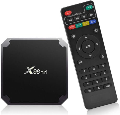X96 Mini TV Box, Lecteur Multimédia de Diffusion, boitier IPTV, en continu Smart Android 10.0 avec Amlogic S905W2 Quad-Core chipset 64 Bits, 2GB/16GB,WiFi,4K HD,H.26 Support Francais 7/7J