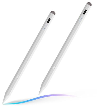 Stylus Pen for iPad Pencil 11th A16/10th/9th Gen,2Pack iPad Pencil Pro Fast Charing,Active iPadPen for 2018-2025 iPad11 A16/10/9/8/7/6,iPadPro 13/11/12.9/M4,iPadAir 6/5/4/3/M2,iPadMini 5/6/7 Gen
