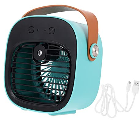 Alipis Mini Fan for/laptop Portable Desktop Air Cooler Plastic Misting Fan Home Office