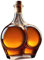 Botella de alcohol de forma realista y divertida, botella de whisky, decantador de vino con diseño novedoso, recipiente de amplia aplicación para sake, té helado, tequila, vodka, vino tinto, zumo, ron