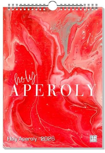 artboxONE Kalender 2026 Holy Aperoly Wandkalender A4 2026 Essen & Trinken/Alkohol