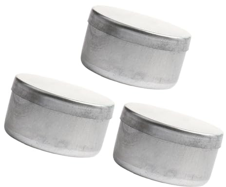 Ksikdeg 3 x Aluminium-Bodentestgläser, auslaufsicher, Probenbehälter für Labor, geotechnische Analyse und Lagerung, umweltfreundliche Bodenbehälter