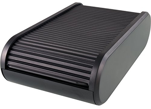 Helit H6218095 the personal Visitenkartenbox 300 Karten (B x H x T) 240 x 67 x 136 mm Schwarz Polyethylen, Polypropylen