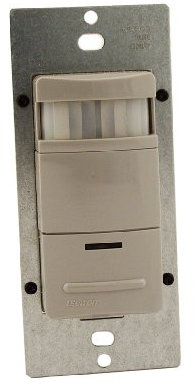 Leviton ODS10-IDG Decora 120/277V Wall Switch Occupancy Sensor, Gray