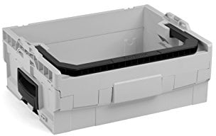 Bosch Sortimo LT-BOXX 170 in grau | Werkzeugkasten leer Kunststoff | Werkzeugkoffer leer | Idealer Werkzeugkoffer offen grau