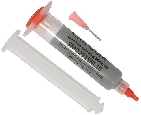 SOLDER PASTE, PB FREE, 10CC SMD291SNL10 By CHIP QUIK