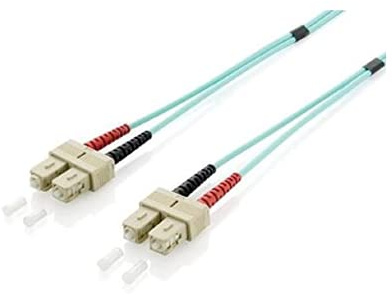 Equip SC/50/125Μm 1.0 M 1 M SC Türkis – Glasfaserkabel von (SC, männlich/OM3, türkis, Multimode männlich)