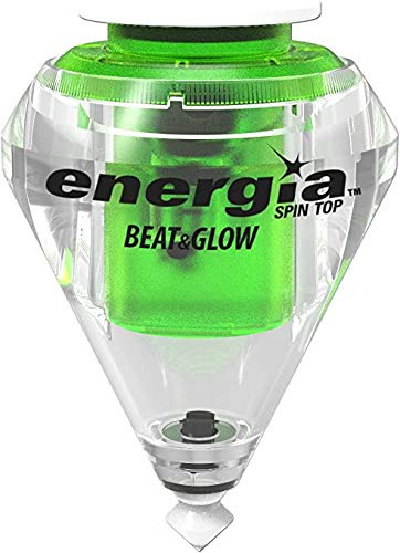 Energía Chicos Beat&Glow Elektrischer Kreisel Deluxe mit Doppelkugellager, 3 Melodien und en LED-Licht, ab 5 Jahren (89008), Sortiert