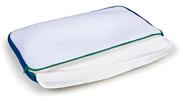 Aerosleep - SafeSleep 3D Kopfkissen Kind - Höhe Anpassbar - Wärmeregulierung - Freie Atmung - Antiallergen + Antibakteriell - Small - 30 x 46 cm - Weiß