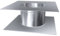 MK Schornstein, Deckendurchführung, Edelstahl, ø 150 mm (230 mm) Beschichtung mit RAL-Farbe Signalweiß RAL-9003