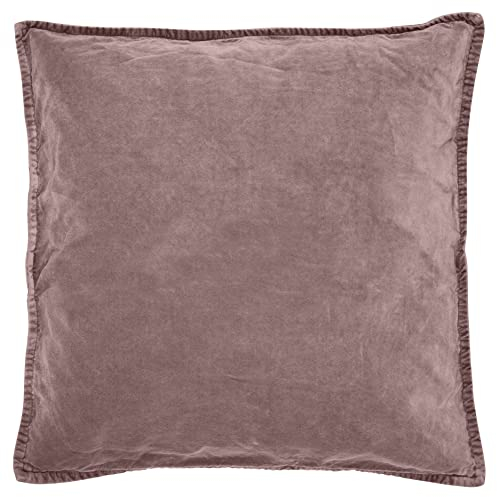 Ib Laursen - Kissenbezug - Velour Malva - Rosa Malva - B: 52 L: 52 - Baumwolle - Samt