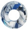 Majea Damen Loop Schal viele Farben tolle Muster Schlauchschal Halstücher, 180 x 90, Blau 22