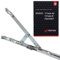 SI Siegenia Fenster Schere 7 TS silber 283479 + ToniTec Wartungsanleitung für TITAN AF, TITAL IP, FAVORIT Fensterbeschläge (802-1030mm)