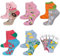 soxo Lustige Socken Damen Sneaker Damensocken Socks Women Geschenke Für Frauen 35-40 Essen 5 Paar