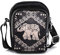 LaRechor Sac Bandoulière Femme, Pochette Telephone Portable - Petit Sacoche Bandouliere en Nylon, Motif Éléphant Ethnique