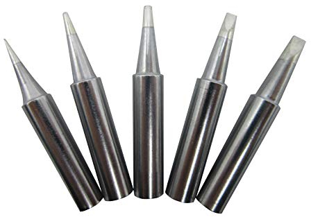5 PCS Soldering Tips T18 Series Fit FX-888 FX-888 FX-8801 FX-600 (FX888/FX888D FX8801 FX600) Lead Free Solder Iron Tip Bit