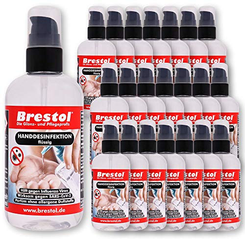 HANDDESINFEKTION Liquid 22x 300 ml Desinfektionsmittel für Hand Haut Oberflächen Hände Desinfektion Händedesinfektion Desinfektionsflüssigkeit Flüssigdesinfektion Oberflächendesinfektion