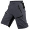 Ally Herren Mountainbike Hose, Radhose, Bike Shorts, Extra Kurz, Dunkelgrau, S