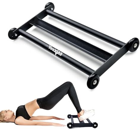 Yes4All Gesäß-Schinken-Gleiter, Übungsräder für Zuhause, Fitnessstudio, Fitness, Gesäßmuskulatur, Gesäßmuskeltraining, Beintraining und Bauchmuskeltrainingsgerät