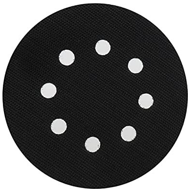 Almohadillas de interfaz de densidad suave de 125 mm, 8 agujeros, 2 piezas de gancho y bucle de esponja suave de lijado, almohadillas de respaldo para pulir y pulir