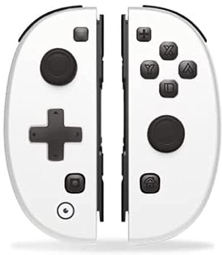 MUVIT Gaming Manette Dual sans Fil - Blanche - Switch & OLED