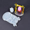 HyzaPhix 22Stück Resin Silikonformen Epoxidharz Formen Set Schwein Harz Gießform Tier Silikon Gussformen Animal Silicone Mold für DIY Handwerk Schmuck, Home Dekoration