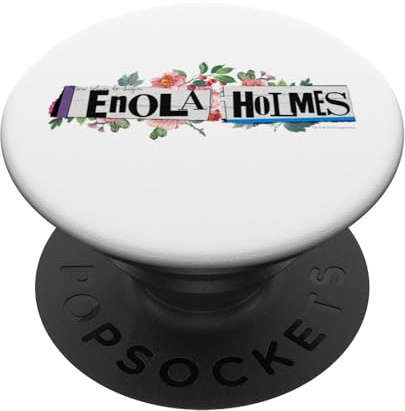Enola Holmes - Blumenlogo PopSockets Klebender PopGrip