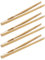 SAFIGLE Juego de 4 pinzas de madera para niños: habilidades motoras finas, educación temprana, identificador de colores, palillos de comida, clip – Perlas de entrenamiento cerebral Montessori juegos