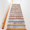 Holdfiturn 13PCS 18x100CM Stair Stickers Moroccan Mosaic Wall Tile Stickers Peel and Stick Backsplash Self-Adhesive Vinyl Home Decoration DIY Splashbacks for Kitchen Tile Paint Stick on Tiles