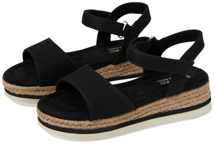 TOMS Damen Sandale | Stilvolle nachhaltige Sandalen mit OrthoLite Eco X40 Fußbetten | Hoher Komfort und urbaner Chic